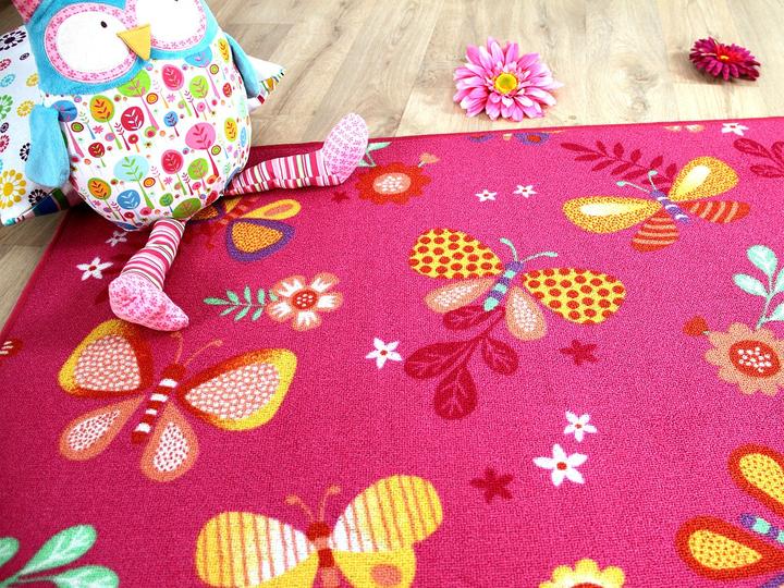 Actual product image Snapstyle Kids game carpet butterfly (200 x 250 cm)