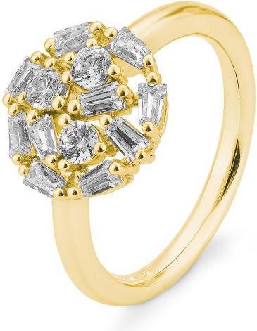 Breuning RING - BRILL. 0,85 Ct. G/if (61, 585/14 K Gold)