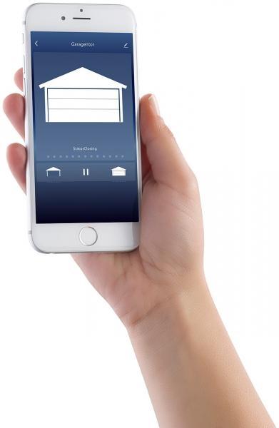 Actual product image VisorTech WLAN garage door control with app (Door handle)