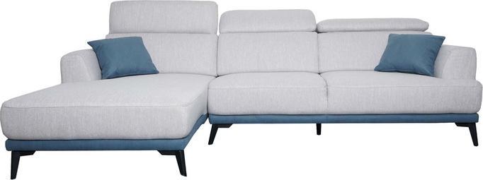 Produktbild Swisshandel24 Sofa, Couch Ecksofa L-Form, Liegefläche Nosagfederung Taschenfederkern Teppich verstellbar links, he