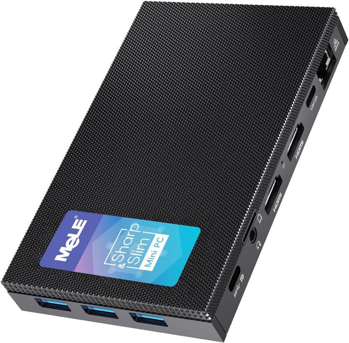 Produktbild Mele Quieter3C Mini-PC mit Windows 11 Pro (Intel Celeron N5105, 8 GB, 265 GB)