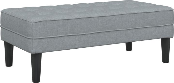 Produktbild VidaXL Bank Hellgrau 113x57x39 cm Stoff (57 cm)