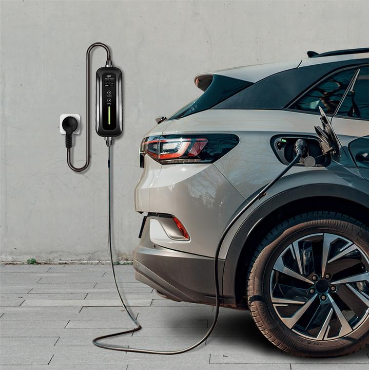 Produktbild LogiLink Mobile EV-Ladestation (Typ 2, 3.70 kW, 16 A, CEE 7/7)