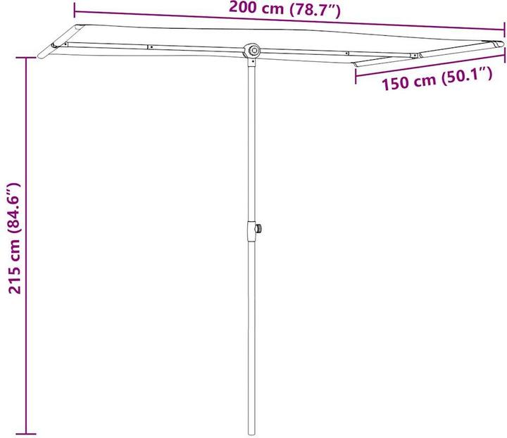 Produktbild VidaXL Freda (1.50 m)
