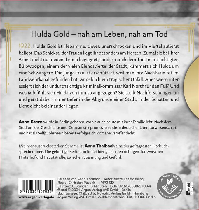 Actual product image Miss Gold. Shadow and light (Anne Star, Anna Thalbach, German)