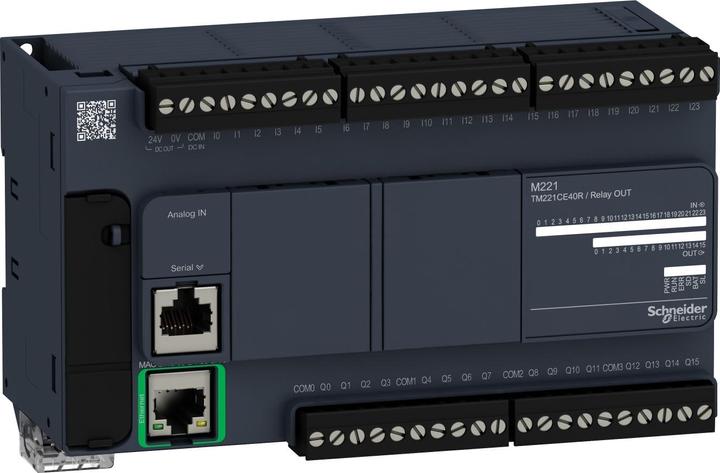 Schneider Electric CONTROLLER M221-40IO RELAY ETHERNET COMP
