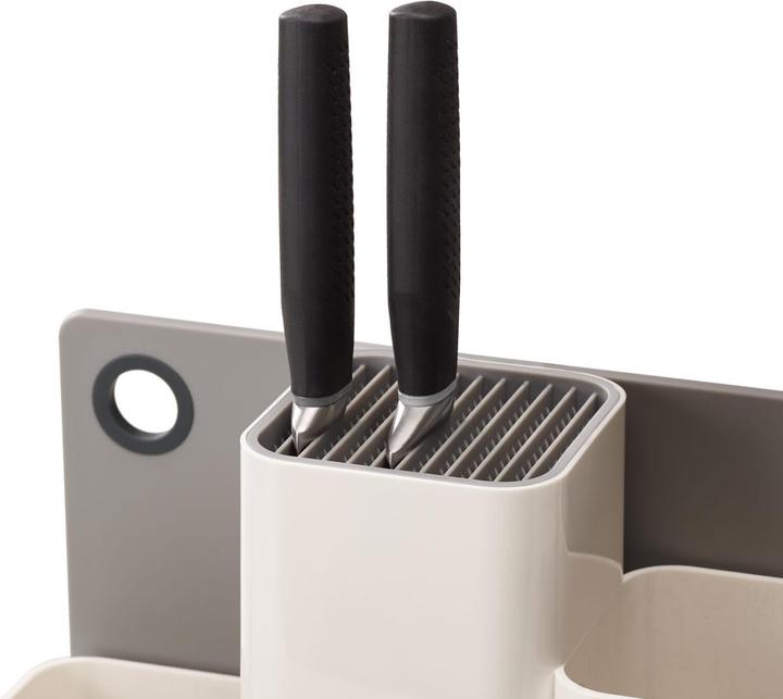 Actual product image Joseph Joseph CounterStore w. cutting board, white/h.grey, 31x13x23 cm