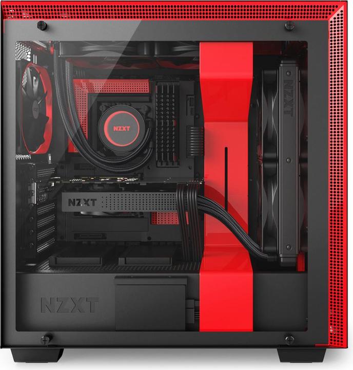 Immagine prodotto NZXT H700 - Rosso (ATX, mATX, Mini-ITX, E-ATX)