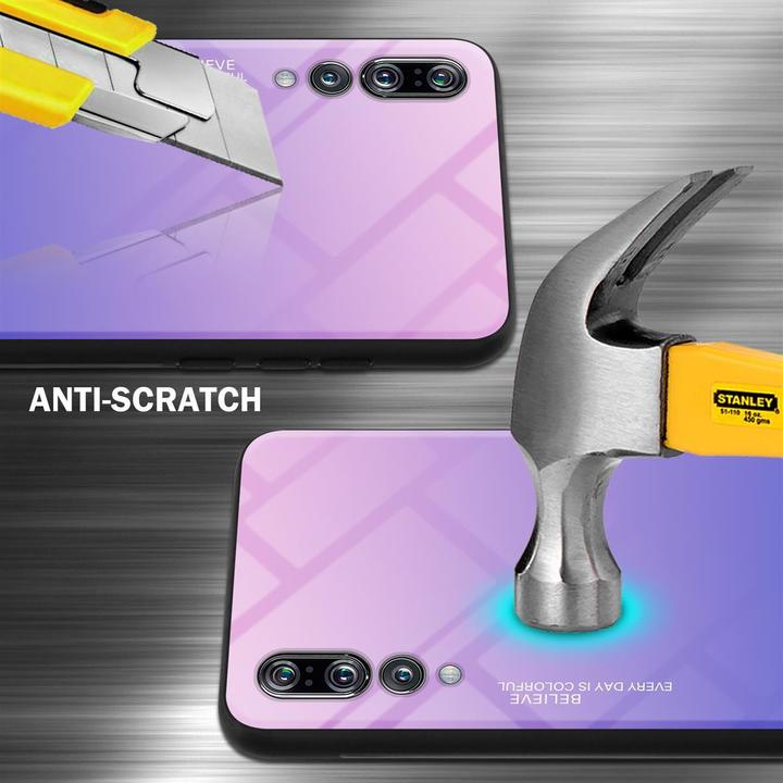 Actual product image Cadorabo TPU 2 colors glass cover (Huawei P20 Pro, Huawei P20 Plus)