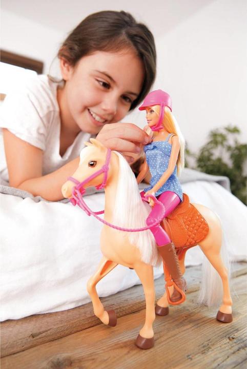 Image du produit Barbie cheval - Coffret Poupée Mannequin - 3 ans et +