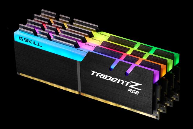 Produktbild G.Skill Trident Z RGB (4 x 16GB, 3200 MHz, DDR4-RAM, DIMM)