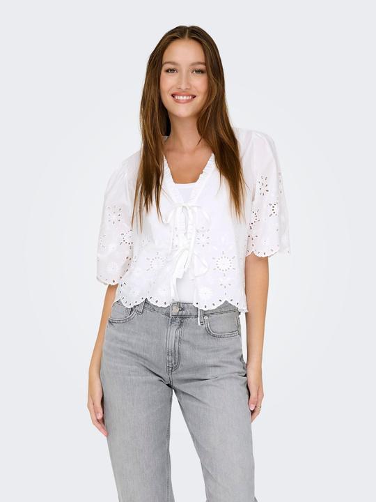Immagine prodotto Only Onlmiffy S/S Emb Tie Top Os Wvn (M)