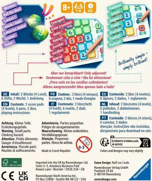 Produktbild Ravensburger 23491 - Brilliant - Spiel für Würfelfans ab 8 Jahren - Gesellschaftsspiel geeignet (Multilingual)