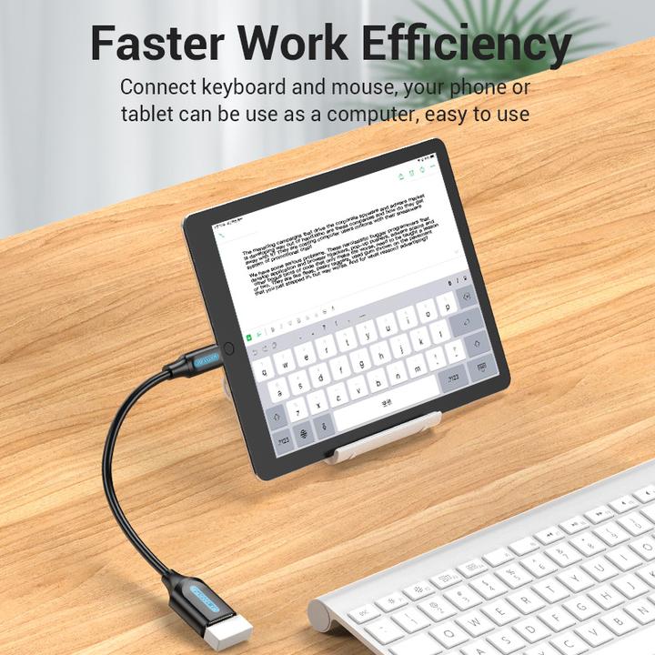 Actual product image Vention USB C — USB A (0.15 m, USB 2.0)