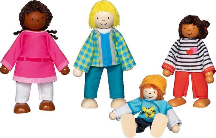 Produktbild Goki Biegepuppen Interkulturelle Familie