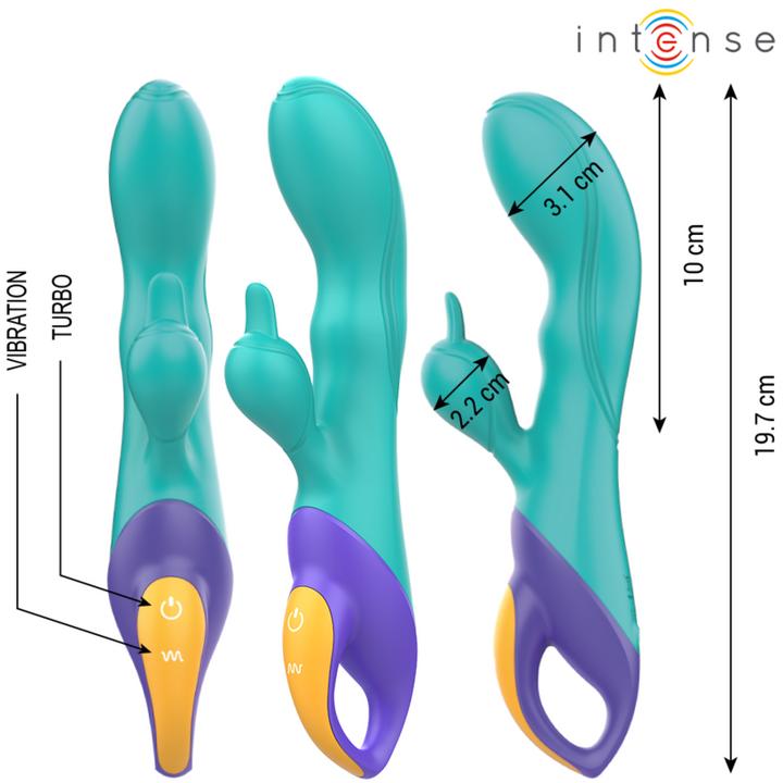 Actual product image Intense Fred Rabbit Vibrator Blau