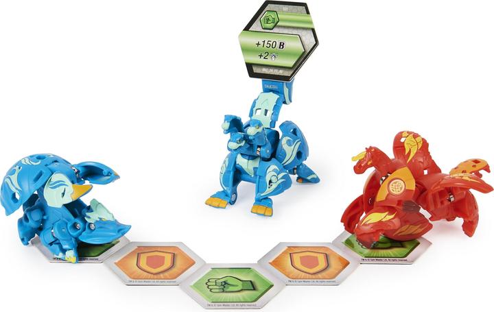 Actual product image Bakugan Evolutions' Starter Pack mit 3(Ultra Aquos Howlkor, Basic Pyrus Pegatrix, Basic Aquos Colo