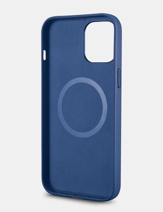 Produktbild iCarer iPhone 12 Pro Max Echt Leder Case with MagSafe Blau (Apple iPhone 12 Pro Max)