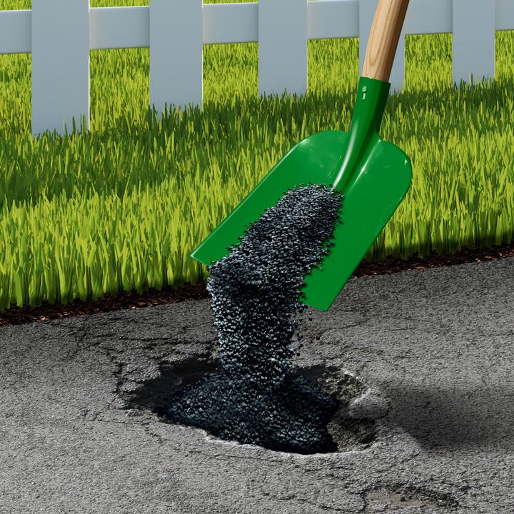 Produktbild MEM Reparatur Asphalt (10.40 kg, Grey)