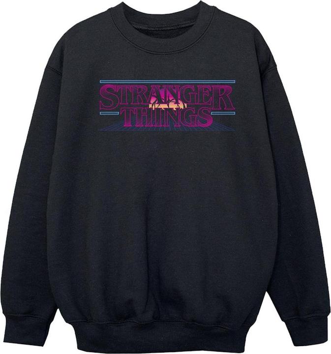 Netflix Stranger Things Retro Title Sweatshirt Mädchen
