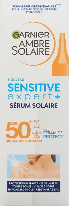 Image du produit Garnier Ambre Solaire Sensitive Advanced expert+ (Crème solaire, SPF 50+, 125 ml, 161 g)