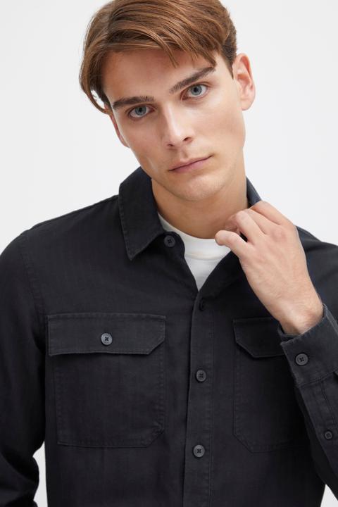 Immagine prodotto Casual Friday Camicia CFAnton LS con trama a spina di pesce - 20504780 (XL)