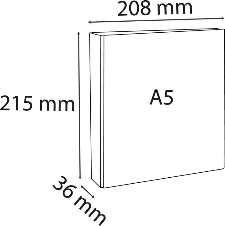 Produktbild Exacompta Ringbuch (A5, 40 mm, 1 Stück)