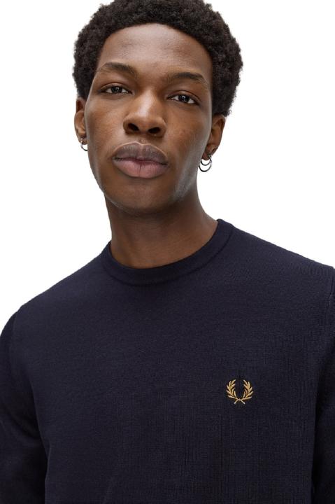 Produktbild Fred Perry Classic Crew Neck Jumper Navy (S)