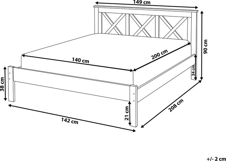 Actual product image Beliani Tannay (140 x 200)