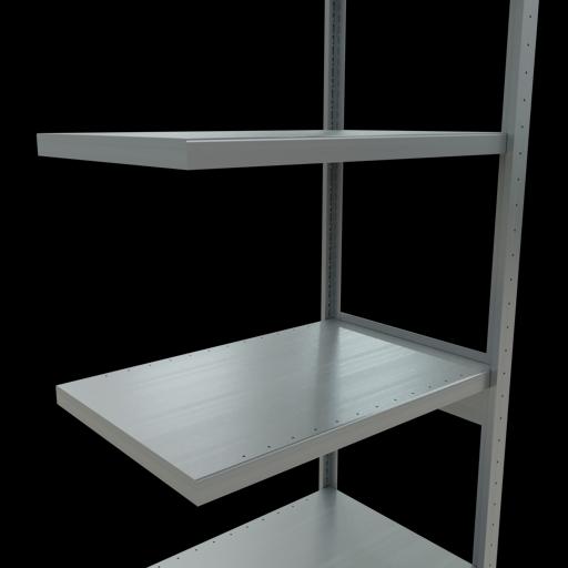 Actual product image Schulte Lagertechnik MULTIplus250 boltless add-on bay system with length bolts