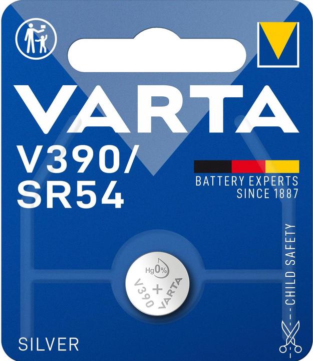 Actual product image Varta Electronics V390 (1 pcs., SR54, 59 mAh)
