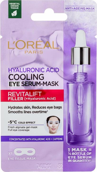L'Oréal Paris LÂ'Oréal Paris - Textile eye mask with cooling effect Revita lift Filler (Cooling Eye Serum-Mask) 1