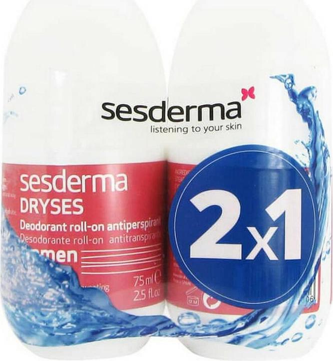 Image du produit Sesderma Pack Dryses Déodorant Anti-transpirant Roll On pour femme 2x75ml (Roll-on, 75 ml)