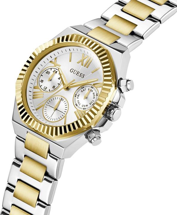 Produktbild Guess P SLV CS W/ P GLD TOP PART / SUN SLV MF DL / BR/P SLV & GLD BRCT Armbanduhr (Analoguhr, 38 mm)