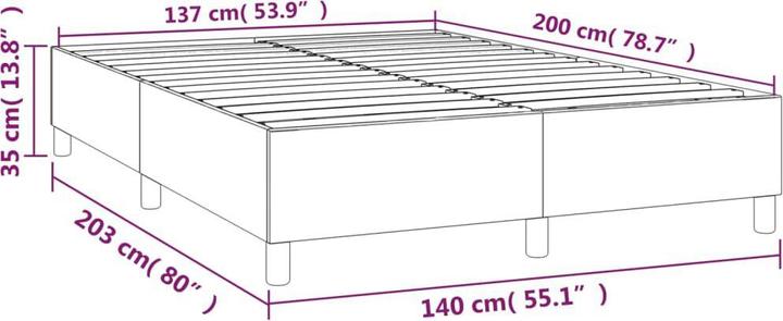 Actual product image VidaXL Eulalia (140 x 200)