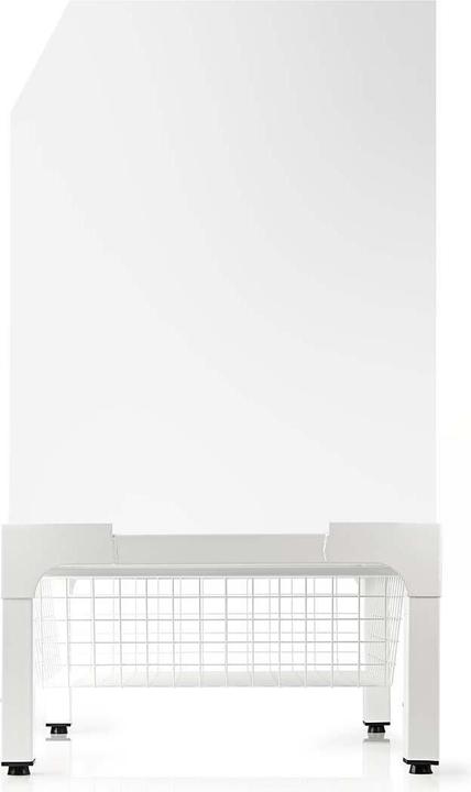 Image du produit Nedis Support pour lave-linge et sèche-linge | Panier en fil métallique | 200 kg | Blanc