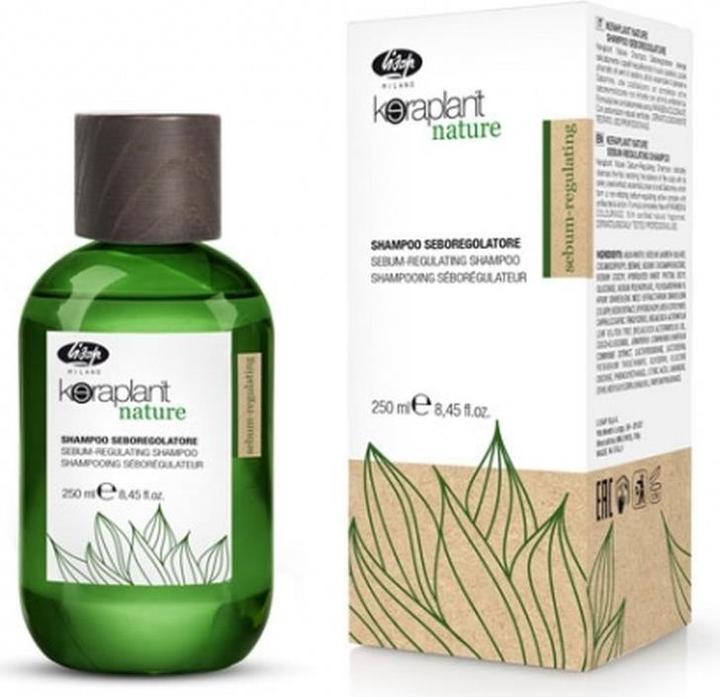 Produktbild Lisap Keraplant Nature sebum-regulating Shampoo (250 ml, Flüssiges Shampoo)