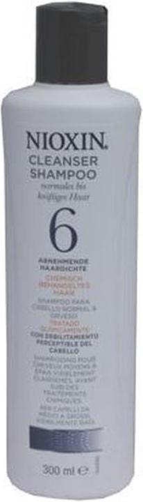 Actual product image Nioxin Cleanser Shampoo System 6 for chem. treated and natural hair (300 ml, Liquid shampoo)