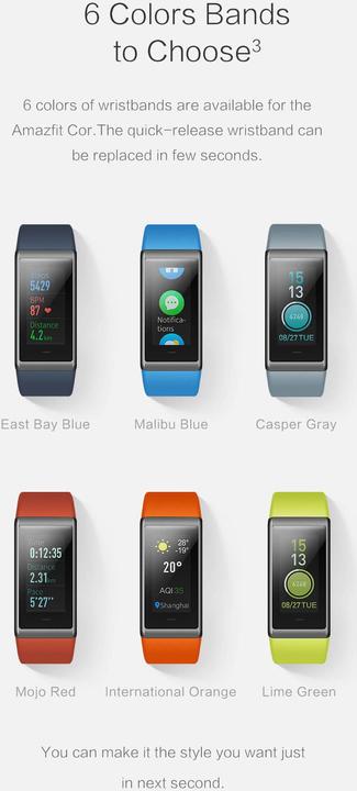 Actual product image Amazfit Cor