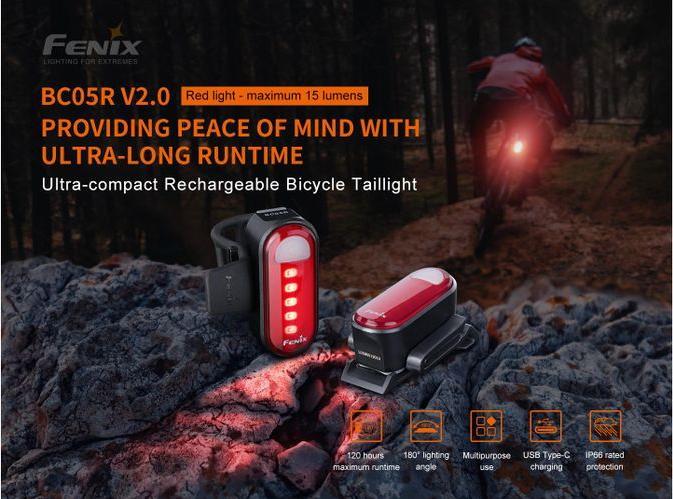 Produktbild Fenix BC05R V2.0 (15 lm, 15 lm)
