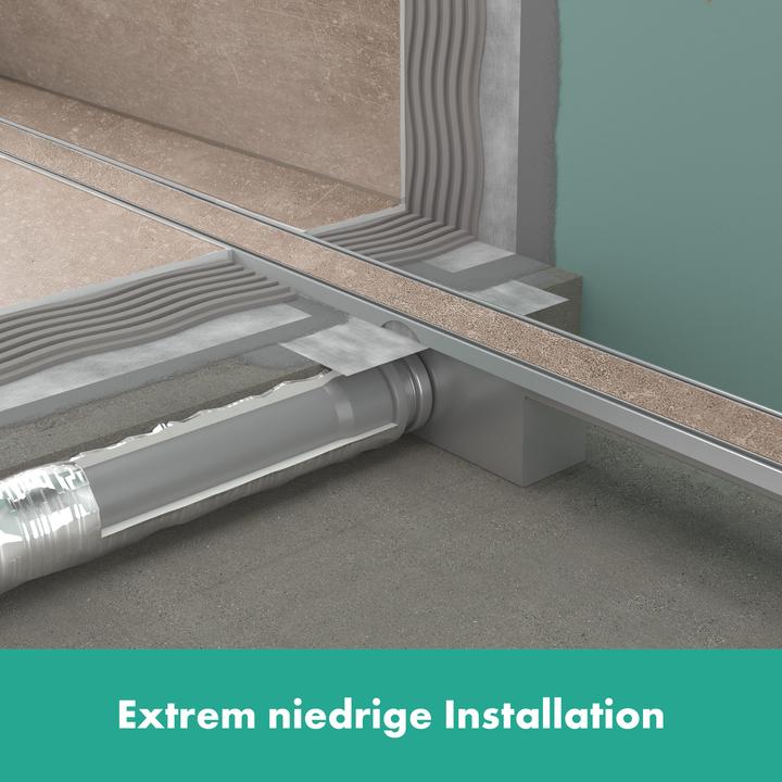 Actual product image hansgrohe HG RainDrain Compact complete shower channel set 800mm (800 mm)