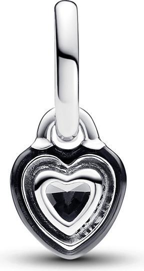Immagine prodotto Pandora ME Cuore Chakra Nero Mini Charm (Argento 925, Smalto)