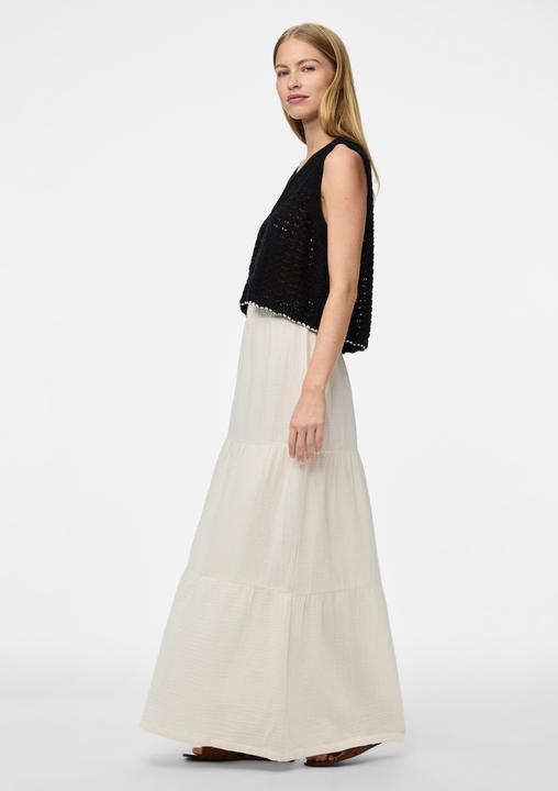 Produktbild Pieces Pcsikka Hw Maxi Skirt Wvn Noos (M)
