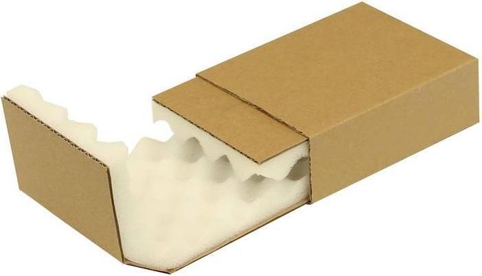 Immagine prodotto Transpak Imballaggio in schiuma ondulata Dimensioni 140x100x40mm Altezza della schiuma 20mm marrone marrone (208 x)