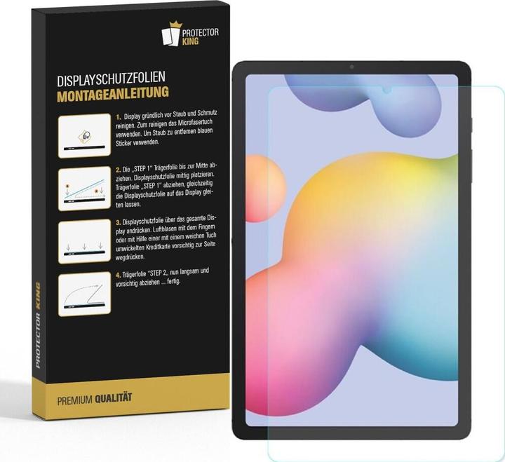 Protectorking 1x Panzerfolie Anti-Shock matt entspiegelt (1 Stück, Galaxy Tab S6 Lite)
