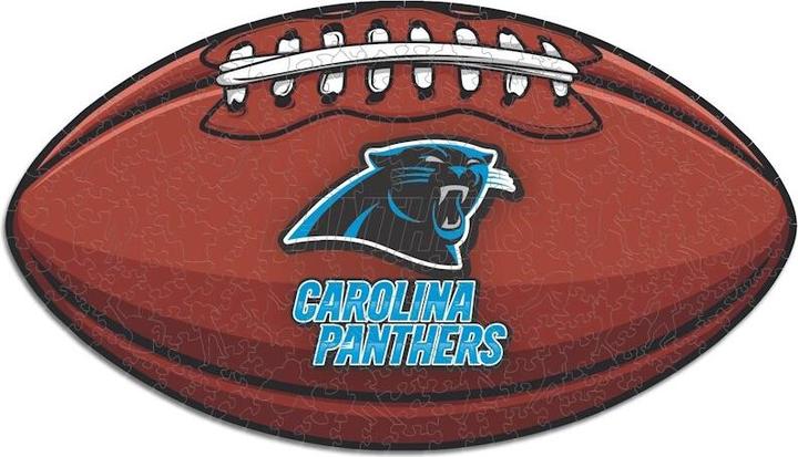 Produktbild Iconic NFL - Carolina Panthers – Football mit Logo - Holz Puzzle Grösse L (500 Teile) (500 Teile)