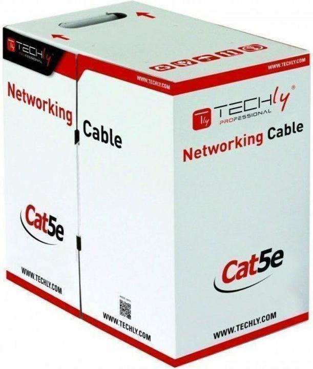 Produktbild Techly ITP8-RIS-0305LO Netzwerkkabel F/UTP (FTP) (F/UTP, CAT5e, 305 m)