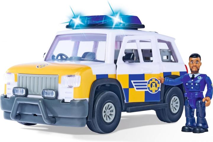 Actual product image Simba Sam Police Car 4x4 with Malcolm Light + Sound 19cm