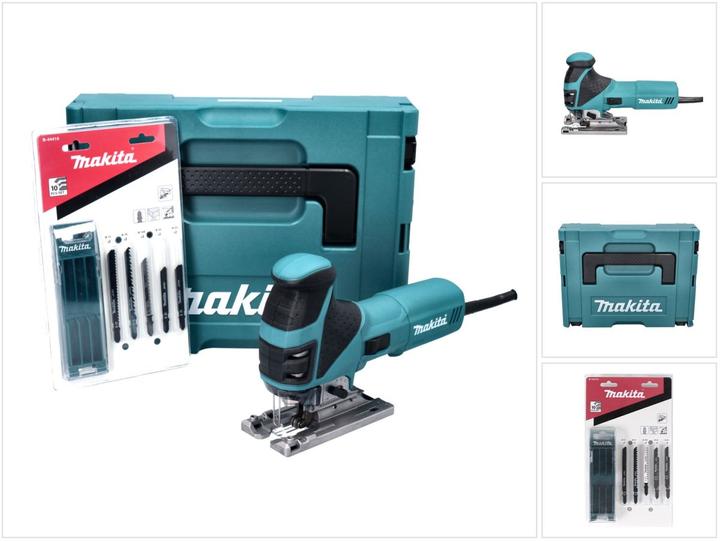 Actual product image Makita 4351 FCTJ Pendelhubstichsäge 720 W + 16x Sägeblatt + Makpac
