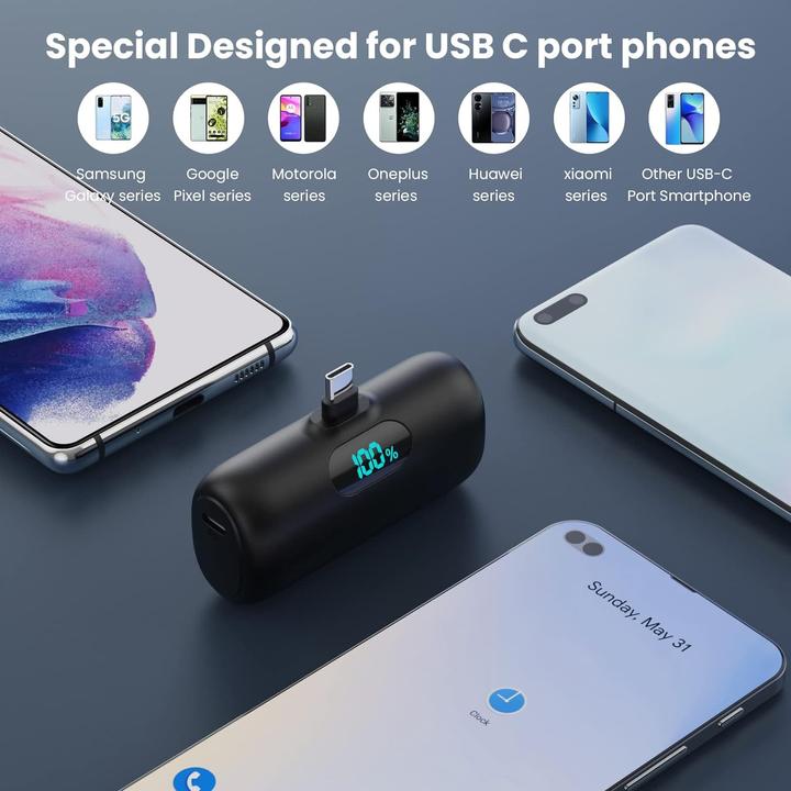 Image du produit Feob Powerbank USB C (5000 mAh, 15 W)